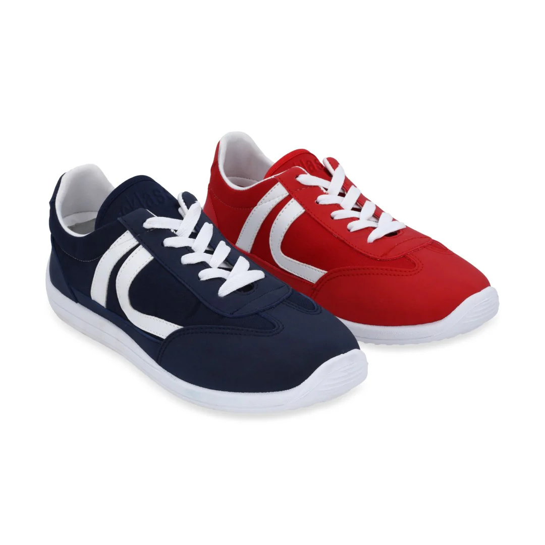 DÚO 019 TENIS URBANO AZUL Y ROJO