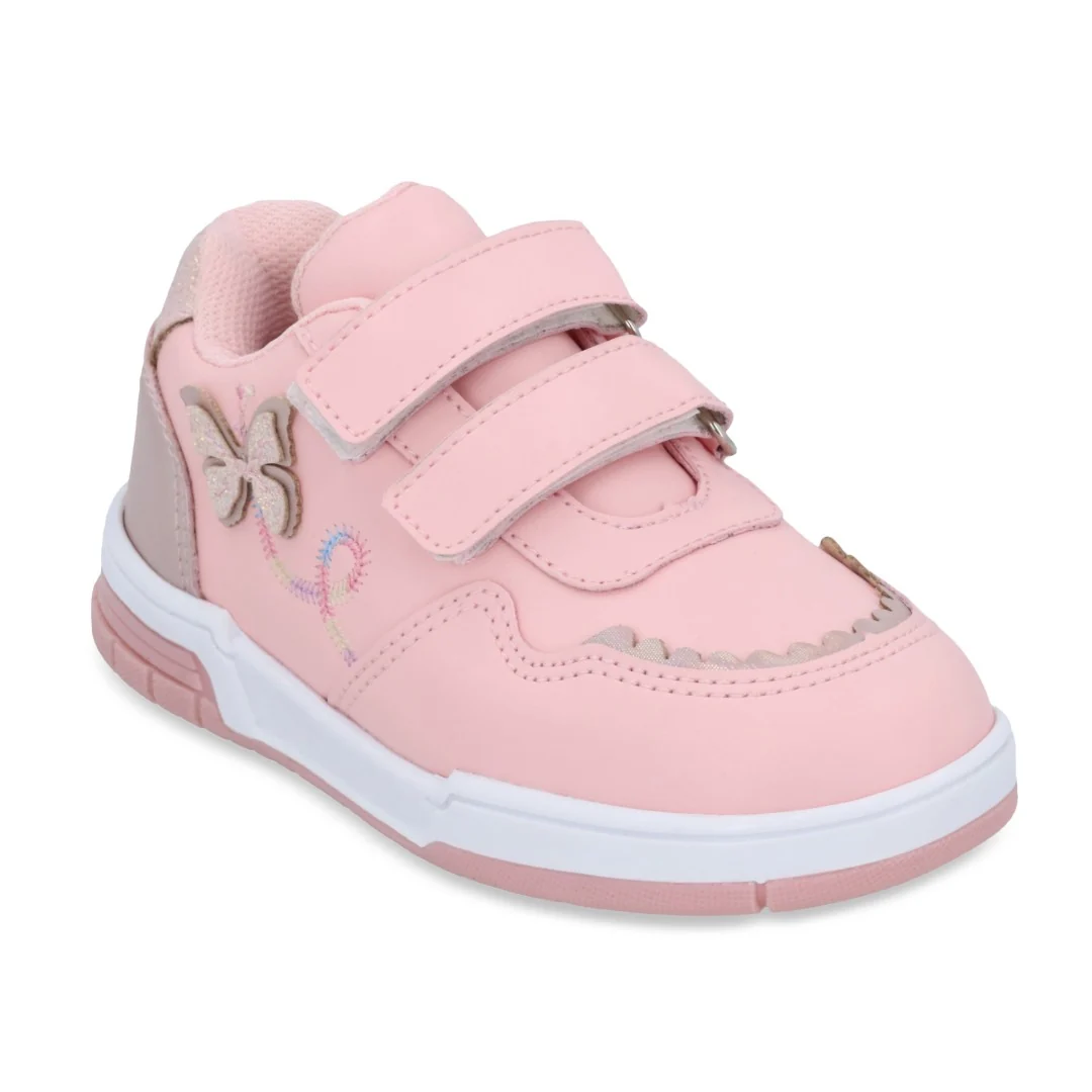 DÚO 022 TENIS CASUAL ROSA Y MULTICOLOR CON ADORNO - Image 2