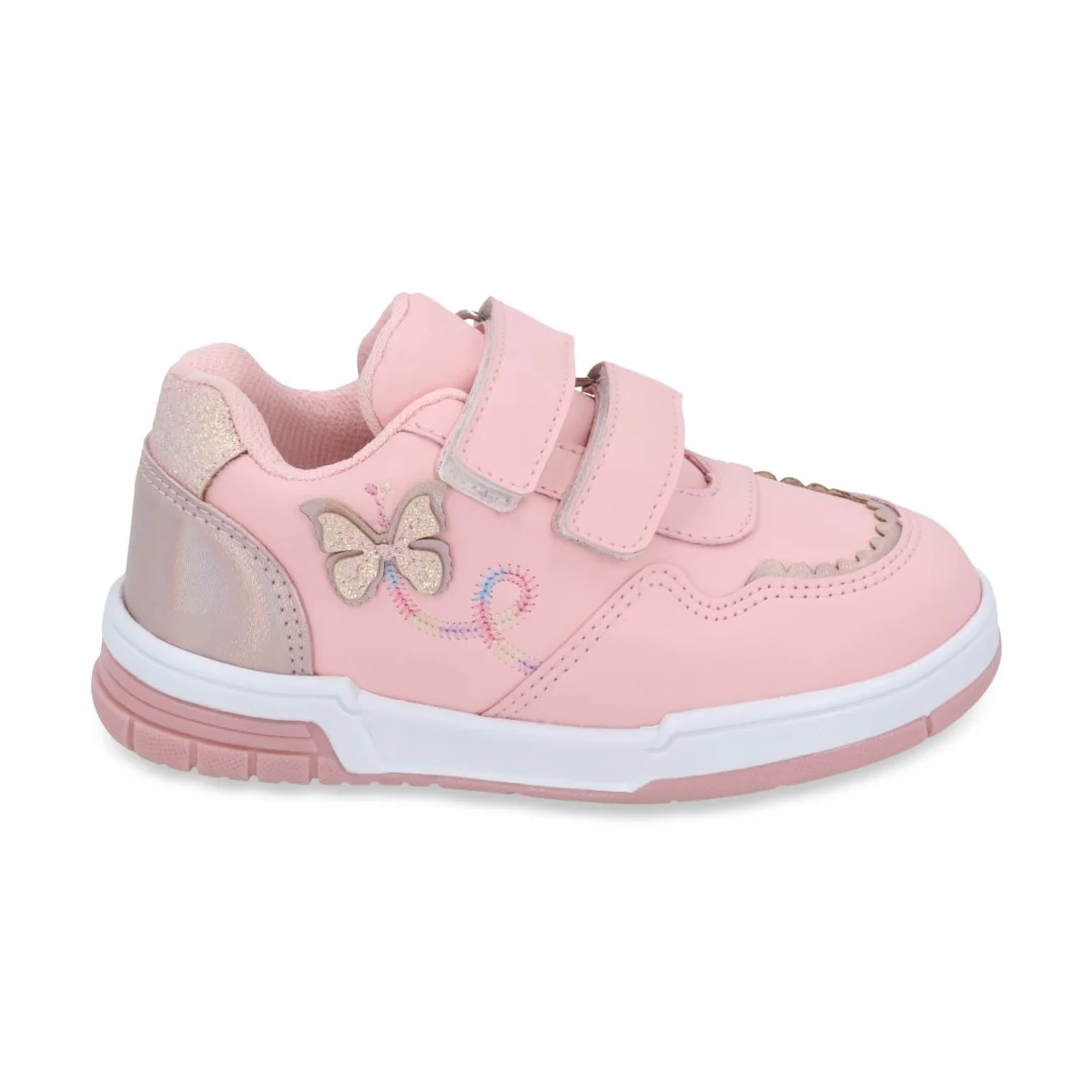 DÚO 022 TENIS CASUAL ROSA Y MULTICOLOR CON ADORNO - Image 4