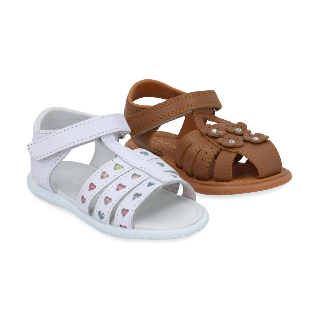 DÚO 031 SANDALIA CASUAL BLANCO Y MIEL