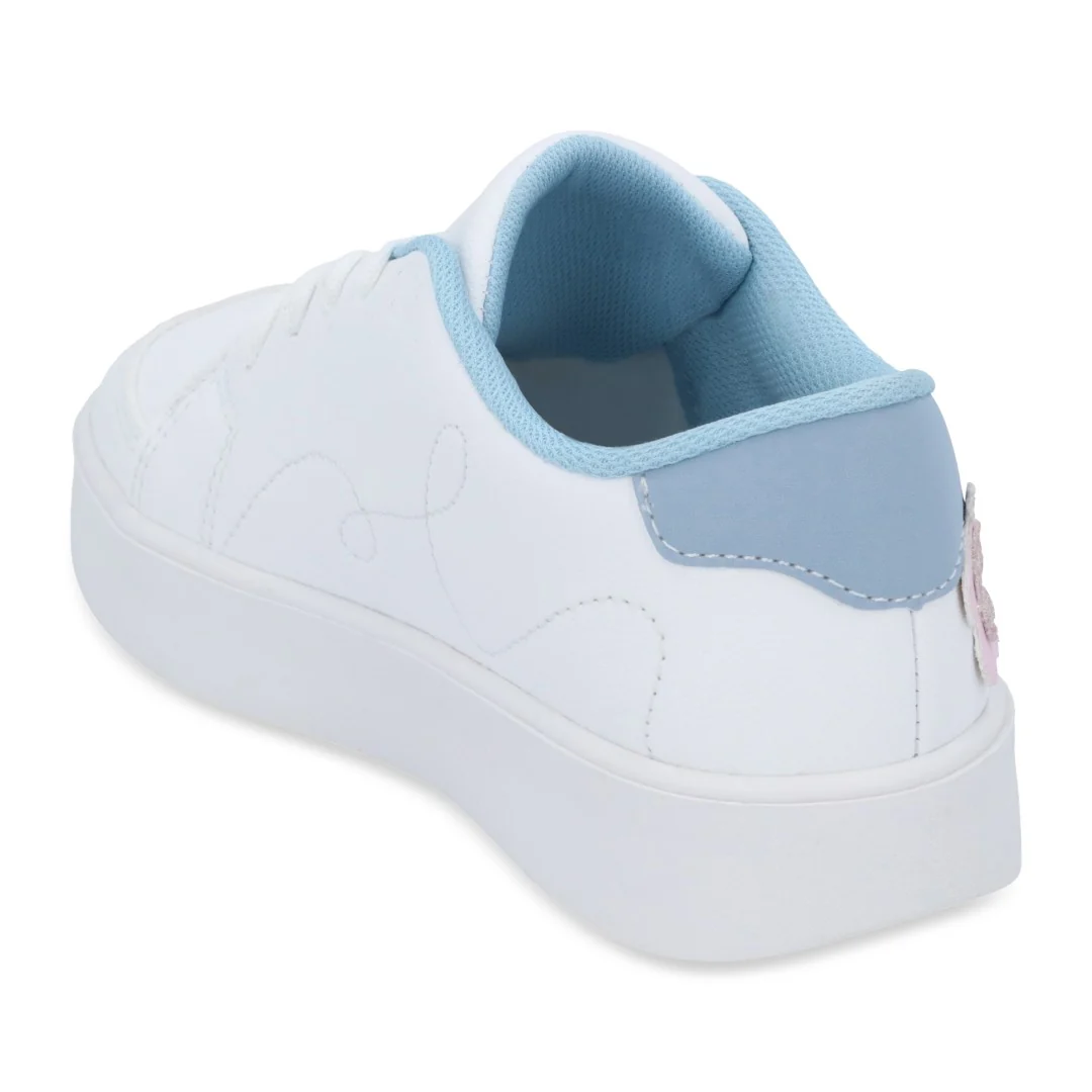 DÚO 033 TENIS CASUAL BLANCO Y ROSA CON ADORNO - Image 8