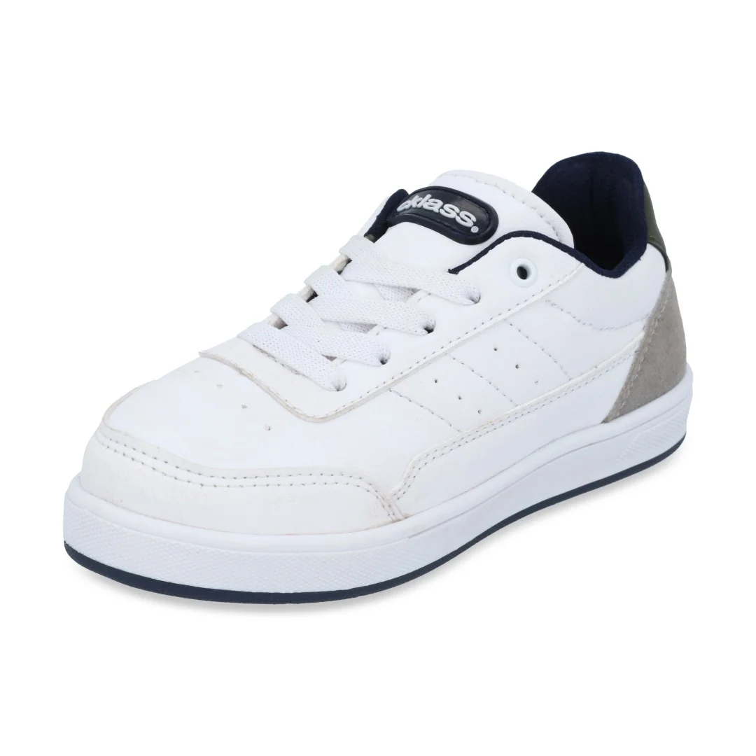 DÚO 037 TENIS CASUAL BLANCO Y MIEL CON ADORNO - Image 2