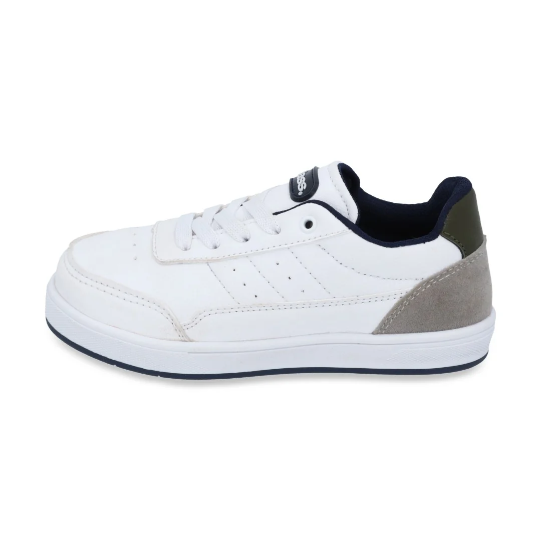 DÚO 037 TENIS CASUAL BLANCO Y MIEL CON ADORNO - Image 3