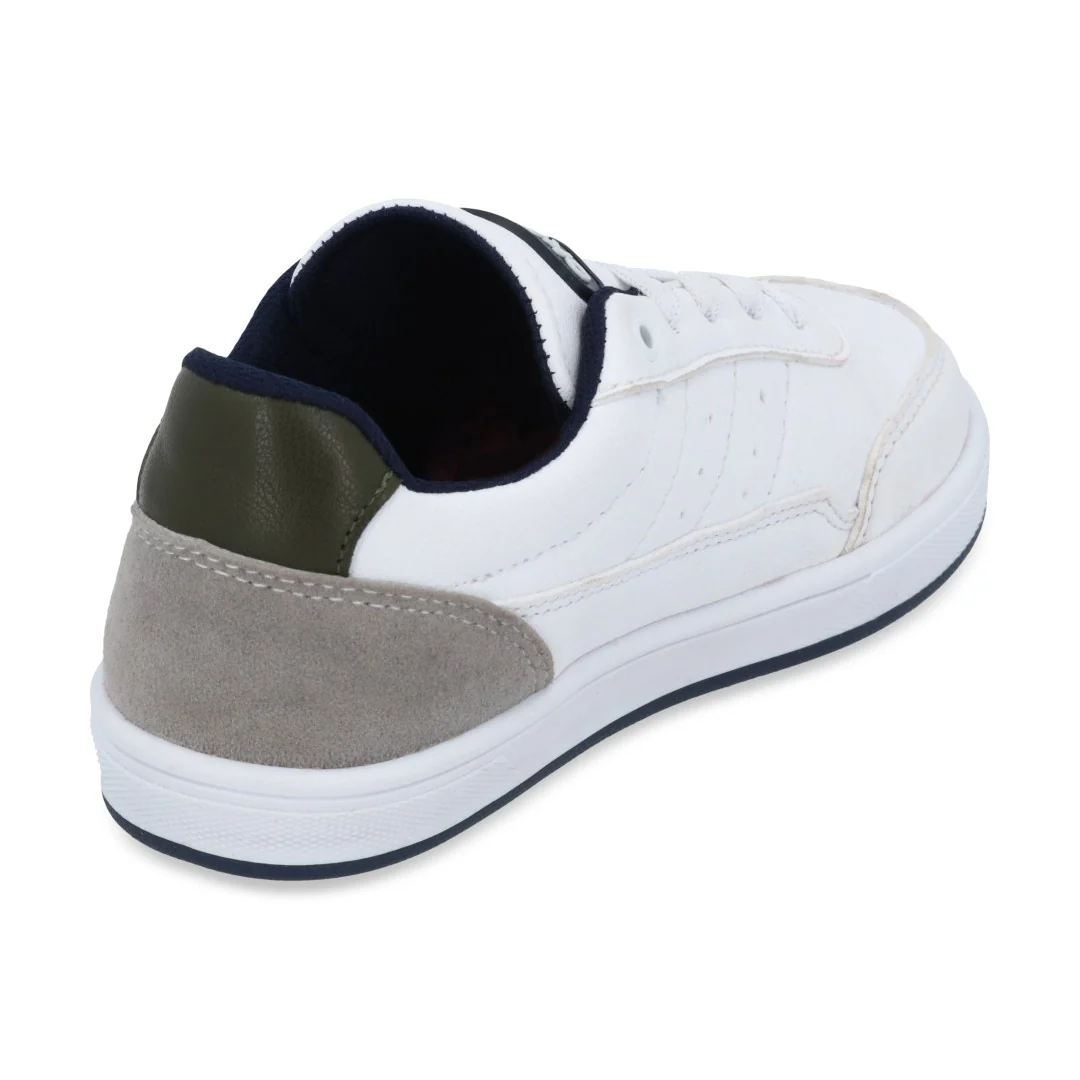 DÚO 037 TENIS CASUAL BLANCO Y MIEL CON ADORNO - Image 4