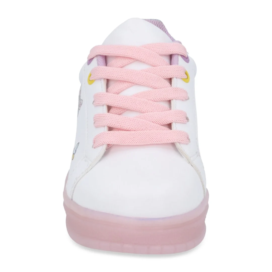 DÚO 043 TENIS CASUAL ROSA Y BLANCO CON ADORNO - Image 6