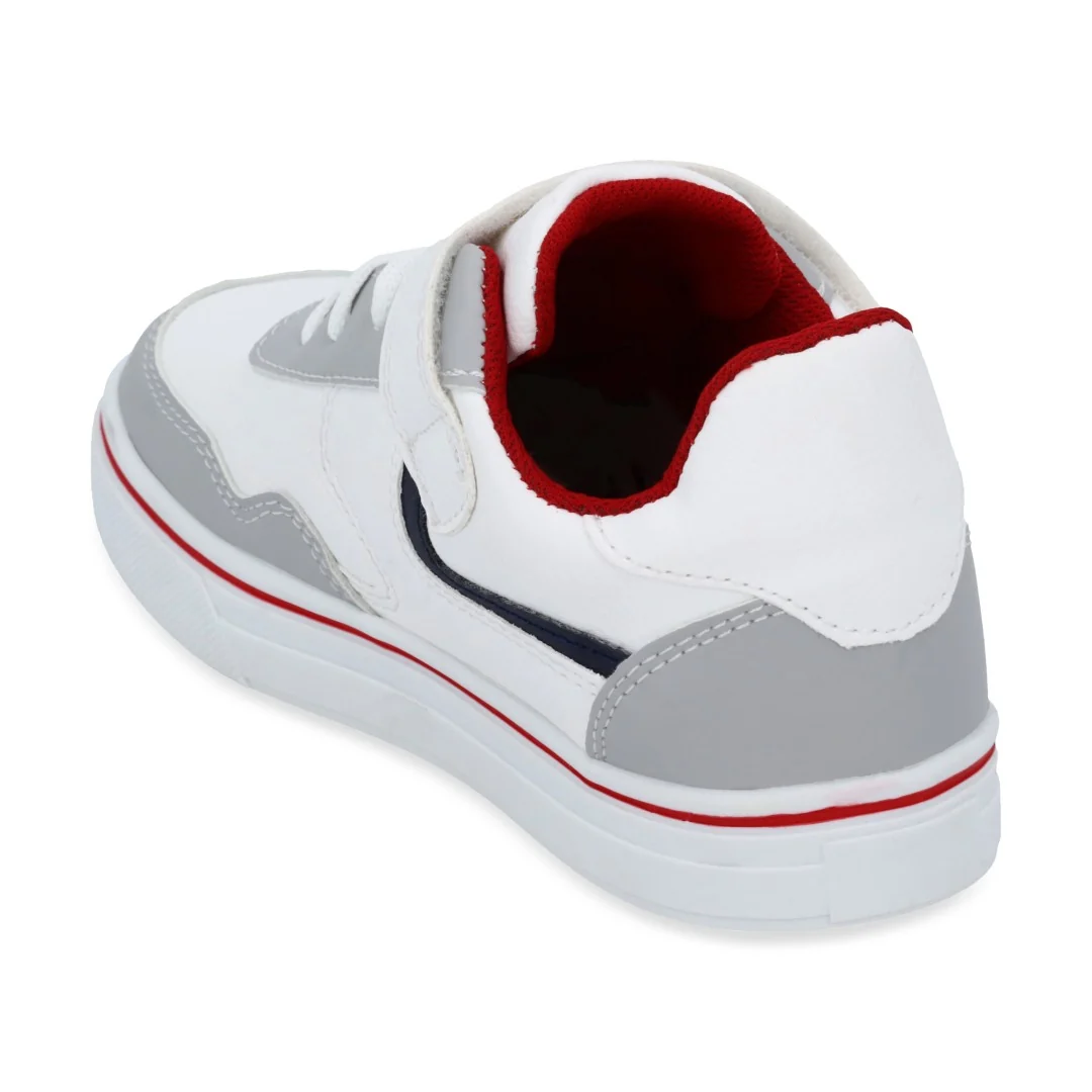 DÚO 046 TENIS CASUAL BLANCO Y MARINO CON ADORNO - Image 4