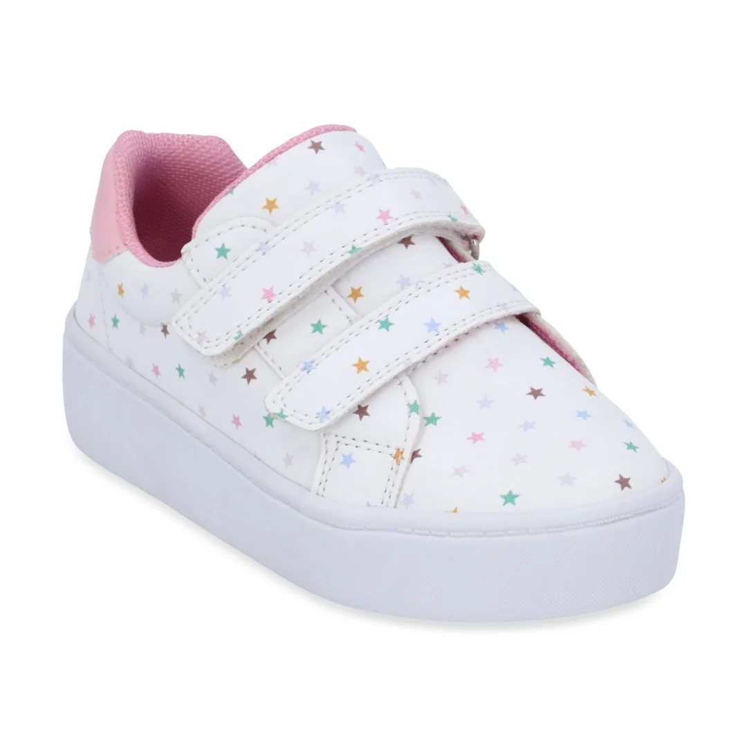 DÚO 052 TENIS CASUAL BLANCO Y LILA CON ADORNO - Image 2