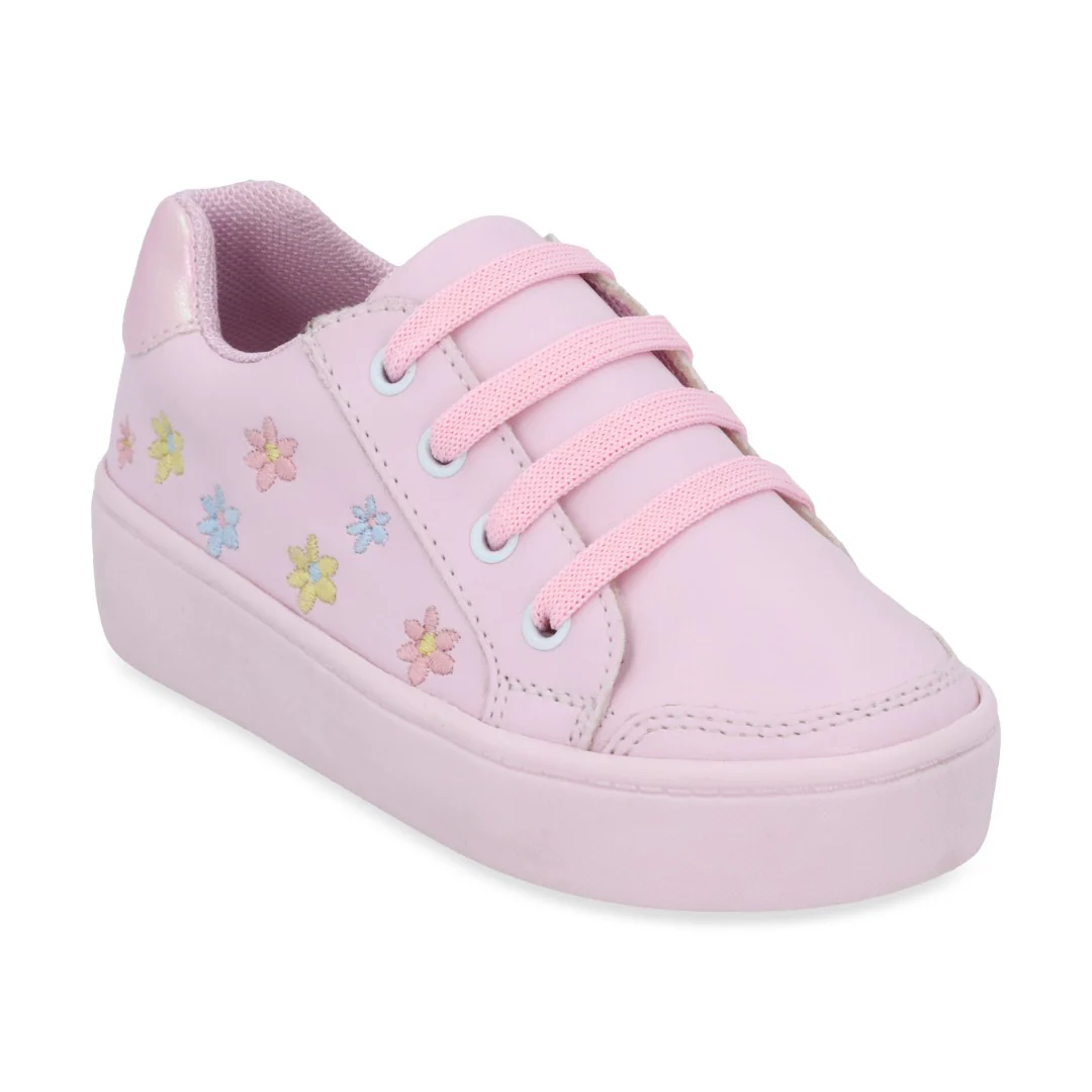 DÚO 052 TENIS CASUAL BLANCO Y LILA CON ADORNO - Image 3