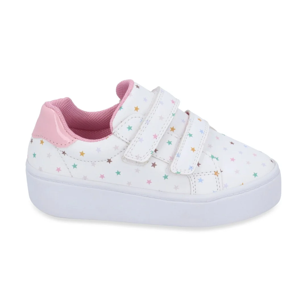 DÚO 052 TENIS CASUAL BLANCO Y LILA CON ADORNO - Image 4