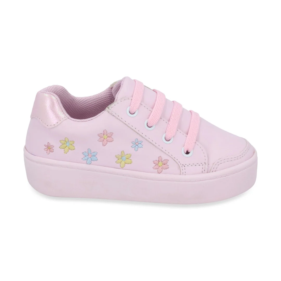 DÚO 052 TENIS CASUAL BLANCO Y LILA CON ADORNO - Image 5