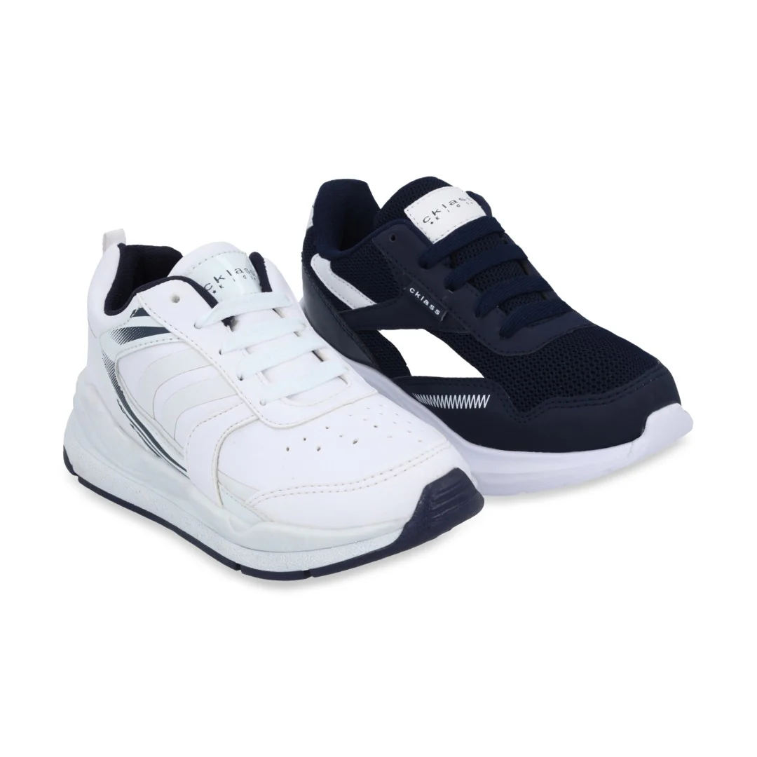 TENIS DEPORTIVO BLANCO Y MARINO DUO 056 - Image 7