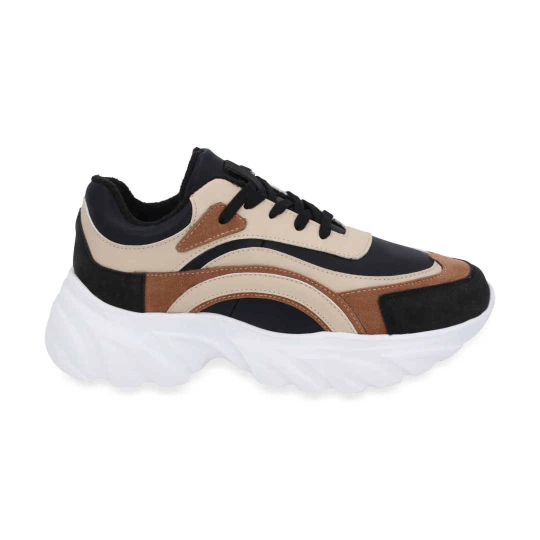 TENIS CASUAL MULTICOLOR Y HUESO DUO 063 - Image 5