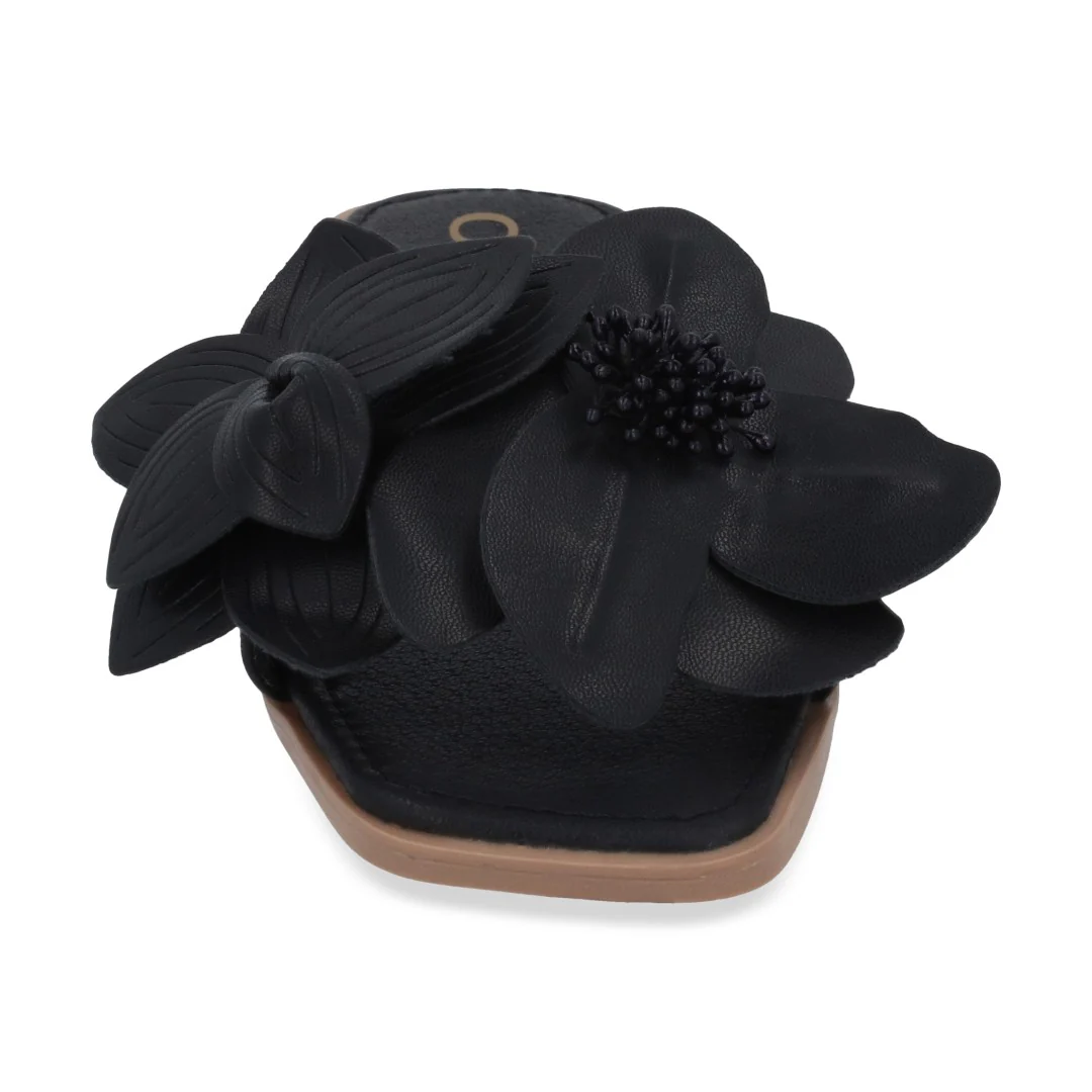 SANDALIA HUESO Y NEGRO CON ADORNO DUO 126 - Image 7