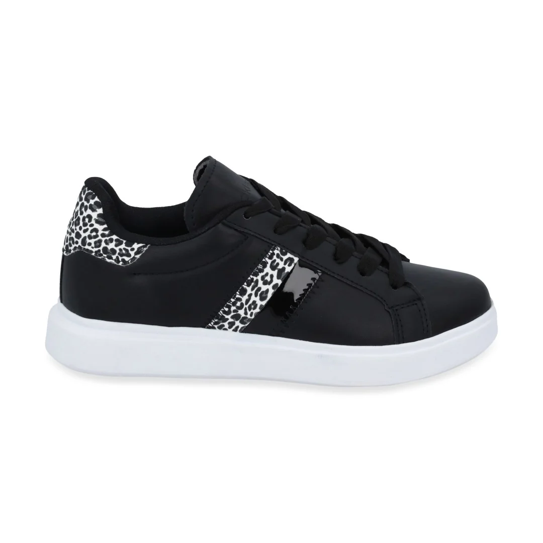 TENIS CASUAL HUESO Y NEGRO DUO 138 - Image 3
