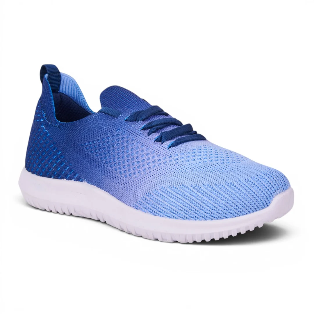 DÚO 165 TENIS SLIP ON AZUL Y MAUVE - Image 3