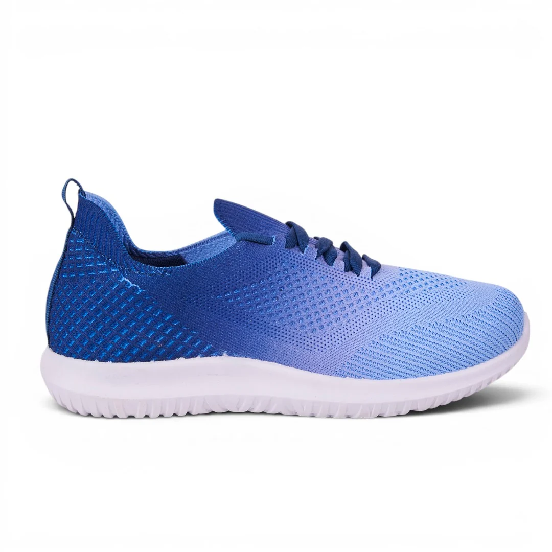 DÚO 165 TENIS SLIP ON AZUL Y MAUVE - Image 5