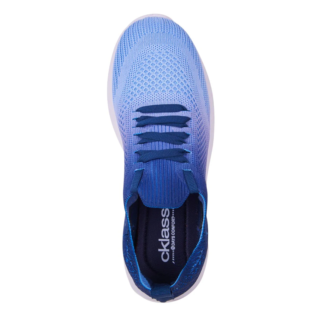 DÚO 165 TENIS SLIP ON AZUL Y MAUVE - Image 9
