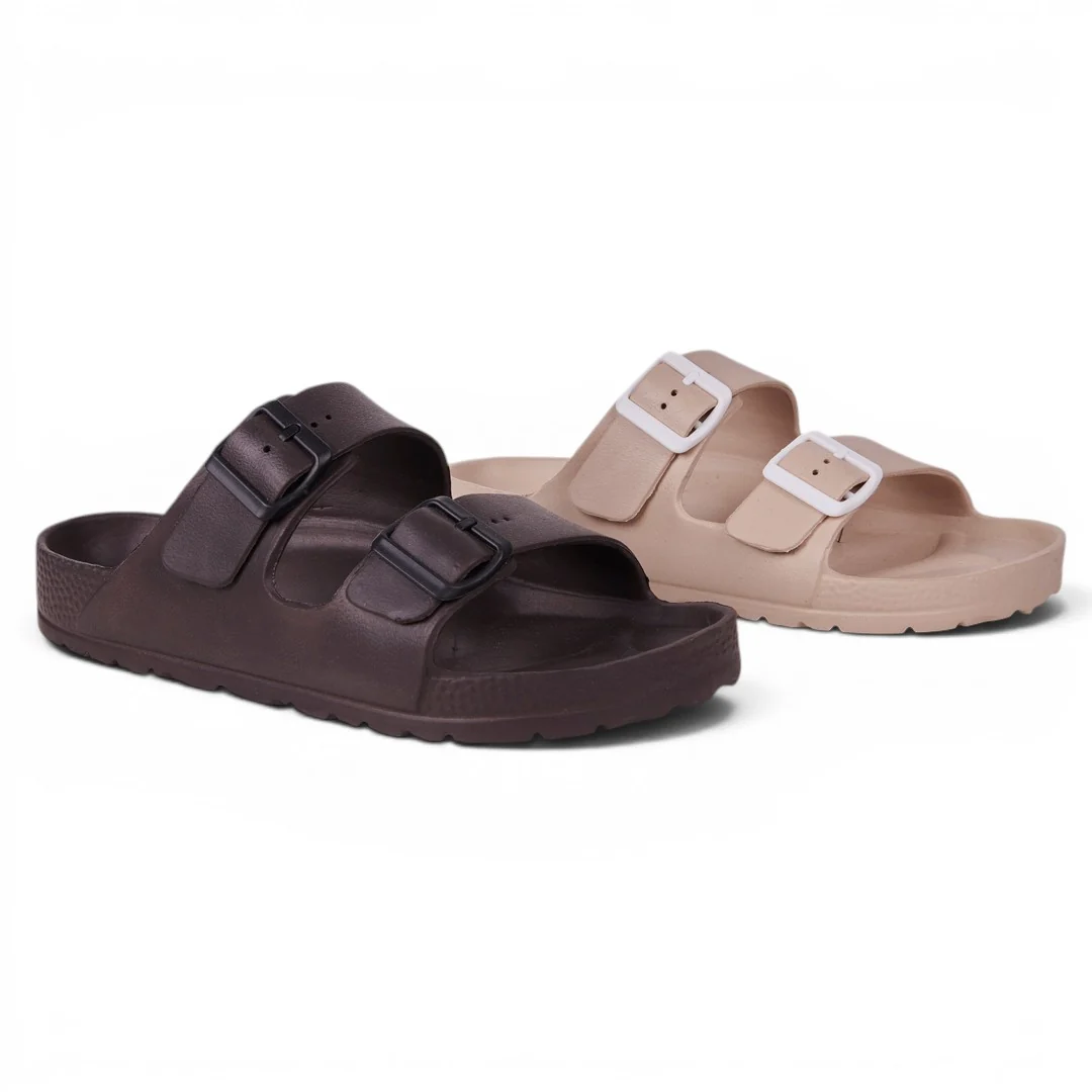 DÚO 168 SANDALIAS CONFORT CAFÉ Y IVORY
