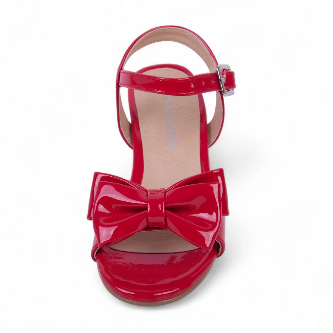 DÚO 179 ZAPATILLAS DE VESTIR ROJO Y ROSA CON MOÑO 14228 - Image 4
