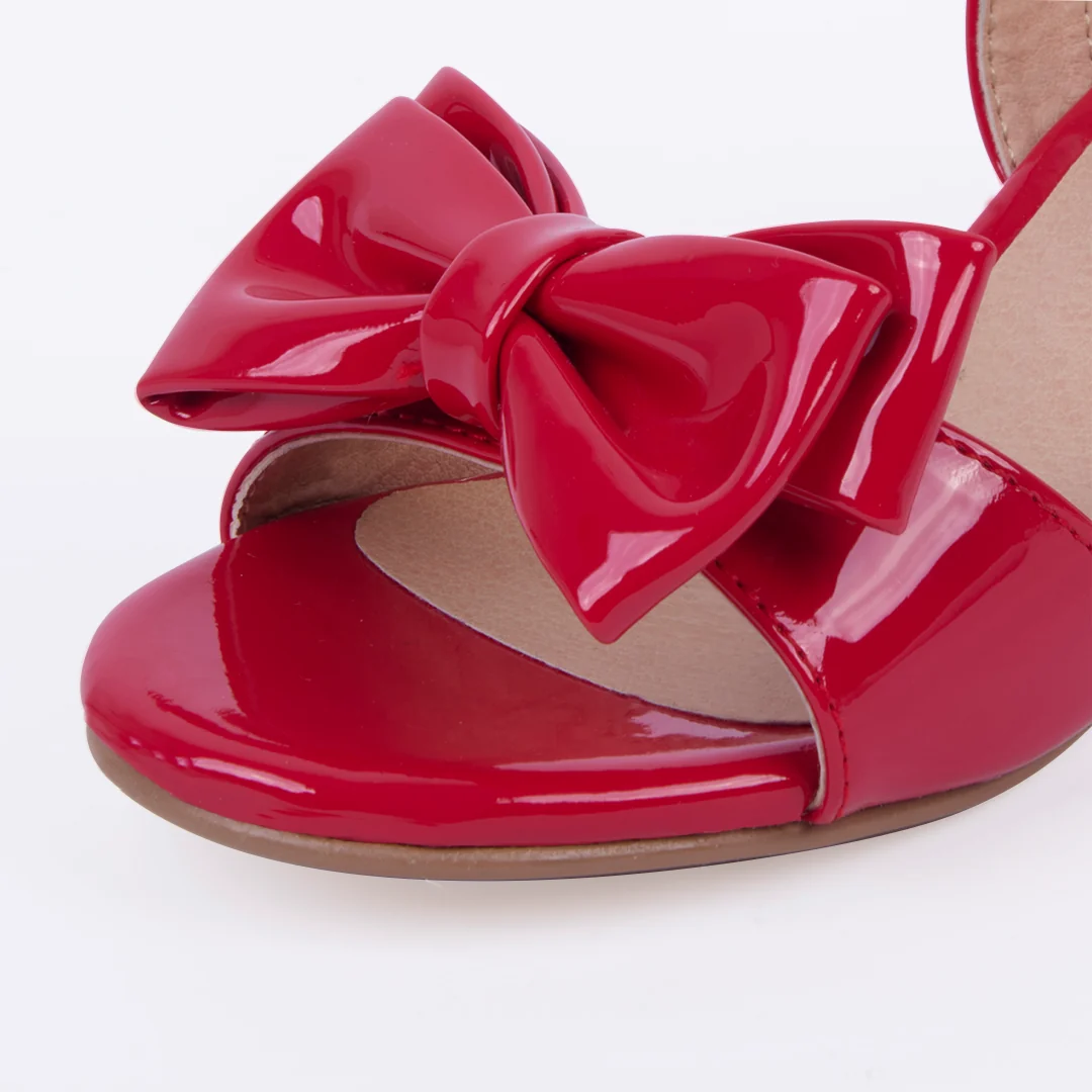 DÚO 179 ZAPATILLAS DE VESTIR ROJO Y ROSA CON MOÑO 14228 - Image 7