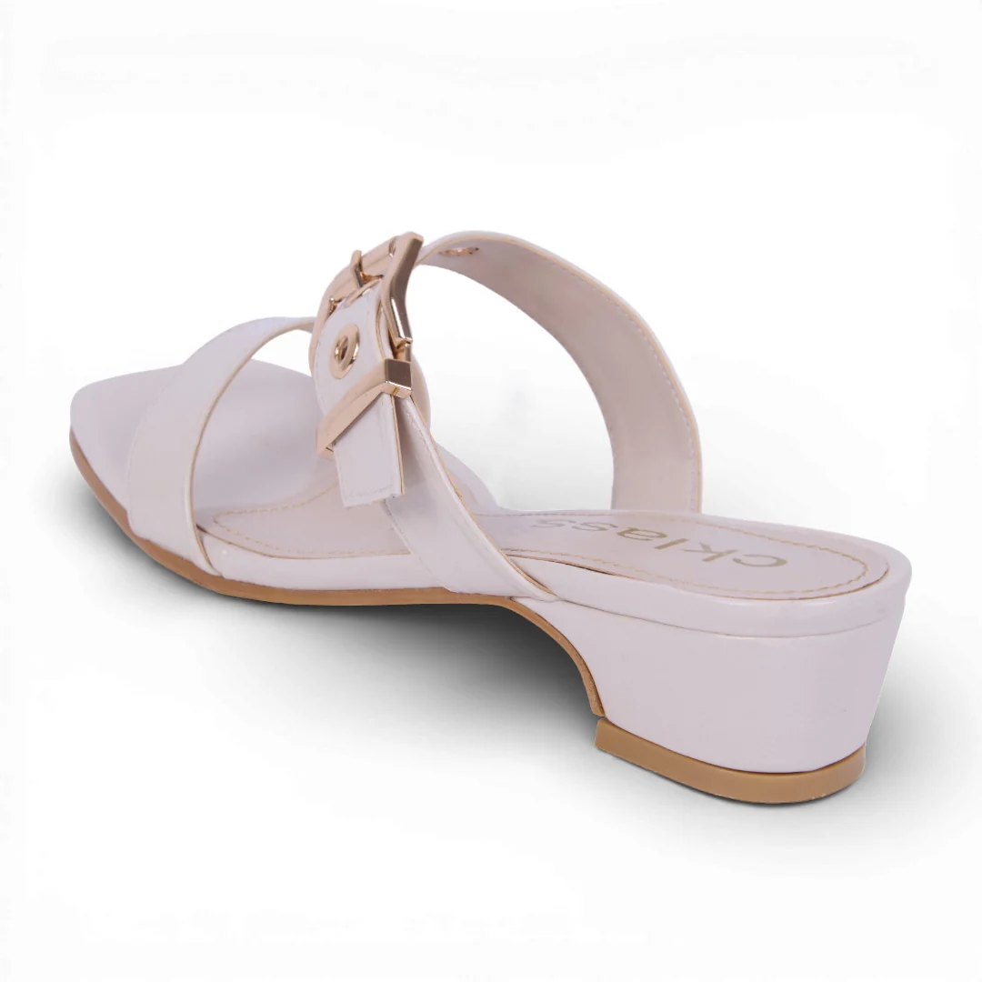 DÚO 181 SANDALIAS CON TACON HUESO Y BEIGE - Image 7