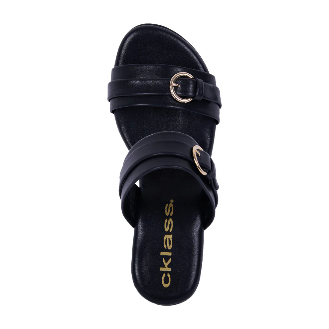 DÚO 185 SANDALIAS DE CUÑA HUESO Y NEGRO - Image 12