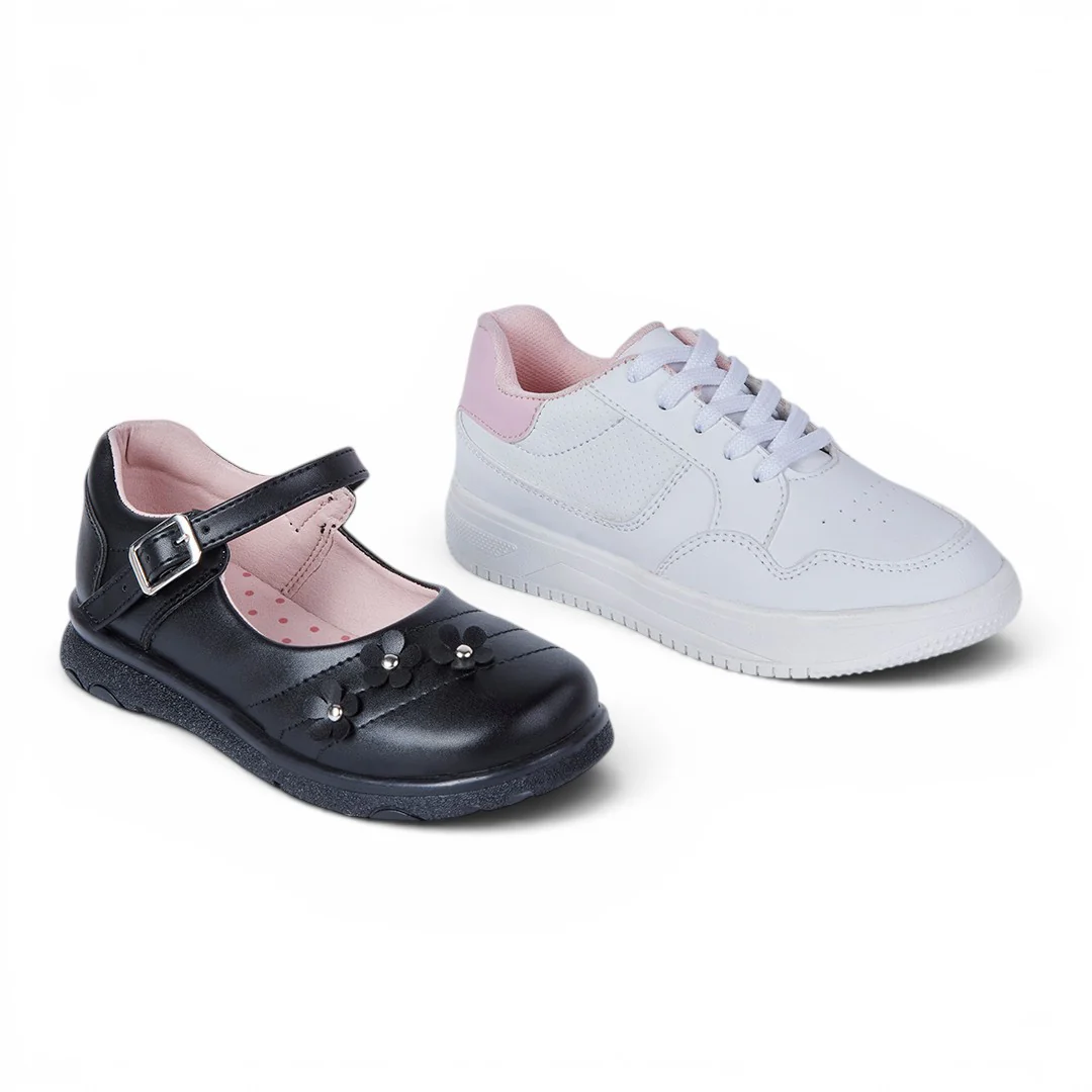 DÚO 196 ZAPATO FLORES Y TENIS DOBLE CONTACTEL