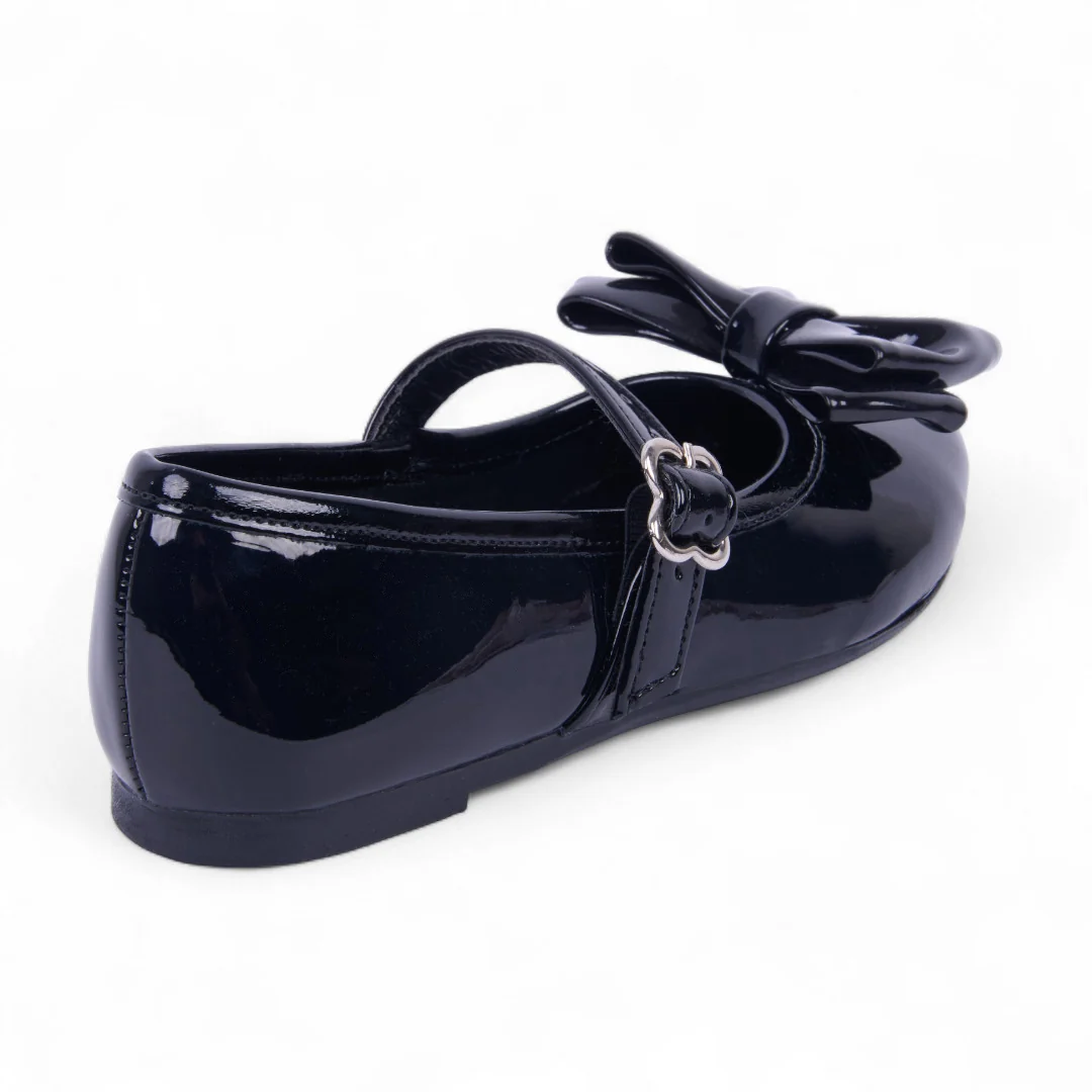 DÚO 201 BALLERINAS VESTIR AZUL Y NEGRO CON MOÑO 47278 - Image 11