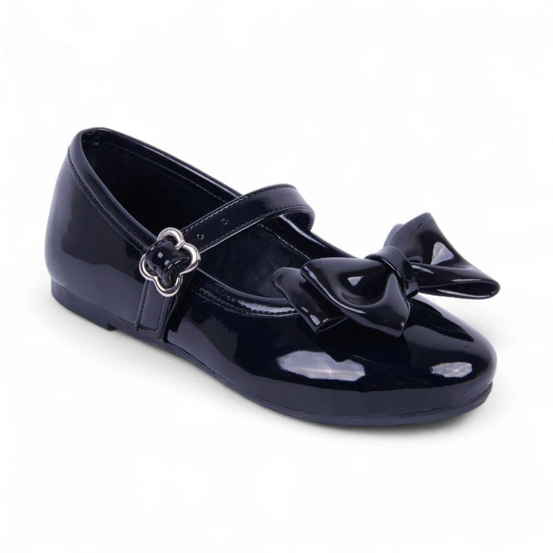 DÚO 201 BALLERINAS VESTIR AZUL Y NEGRO CON MOÑO 47278 - Image 8