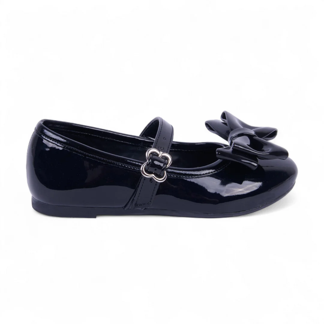DÚO 201 BALLERINAS VESTIR AZUL Y NEGRO CON MOÑO 47278 - Image 9