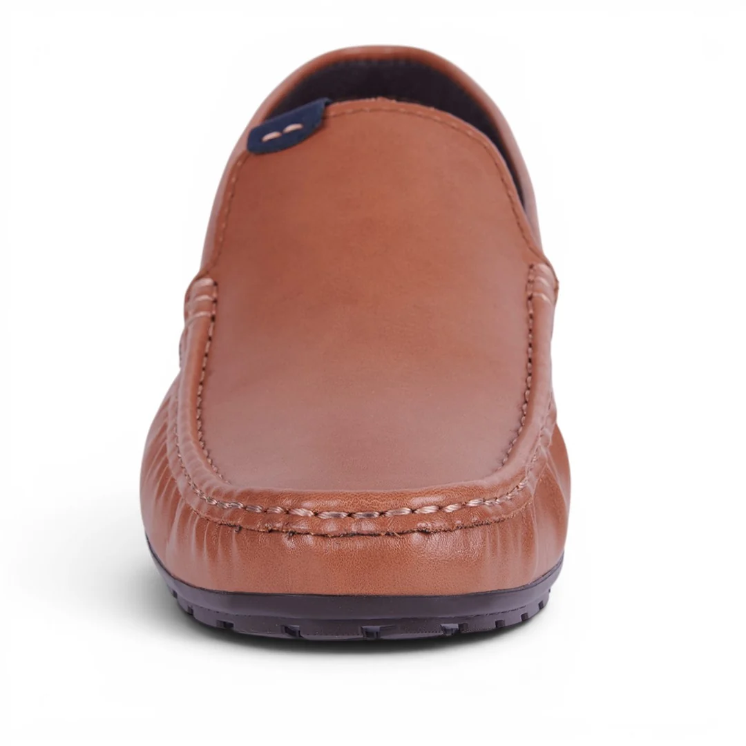 DÚO 220 MOCASÍN CASUAL CON FRANJA NEGRO Y MIEL - Image 10