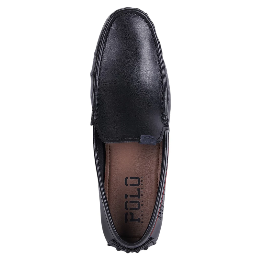 DÚO 220 MOCASÍN CASUAL CON FRANJA NEGRO Y MIEL - Image 6