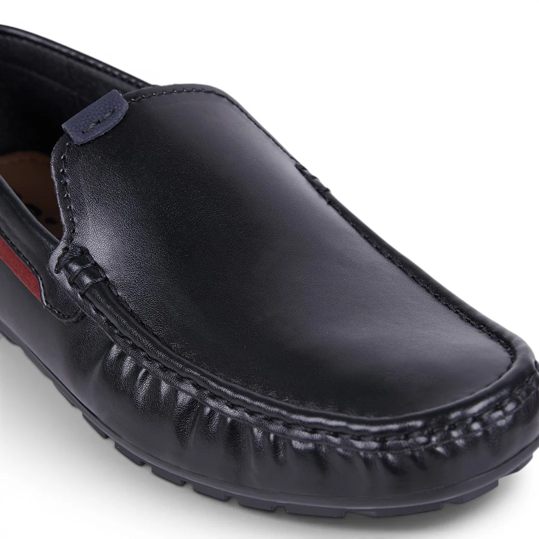 DÚO 220 MOCASÍN CASUAL CON FRANJA NEGRO Y MIEL - Image 7