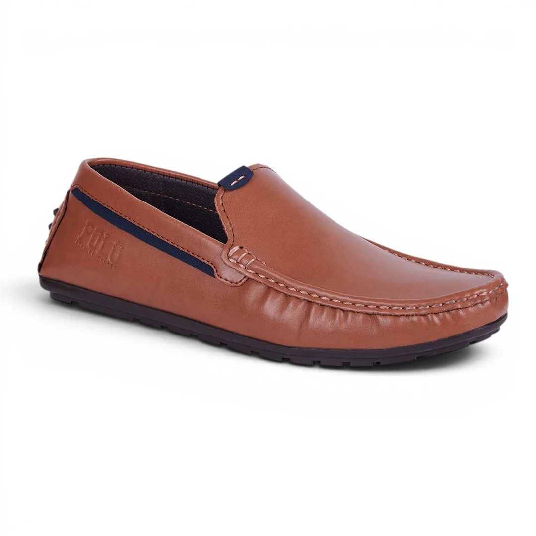 DÚO 220 MOCASÍN CASUAL CON FRANJA NEGRO Y MIEL - Image 8
