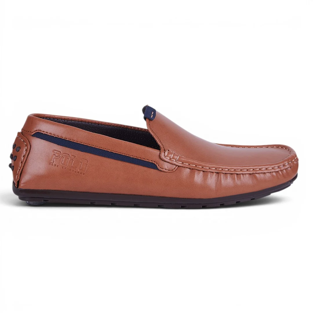 DÚO 220 MOCASÍN CASUAL CON FRANJA NEGRO Y MIEL - Image 9