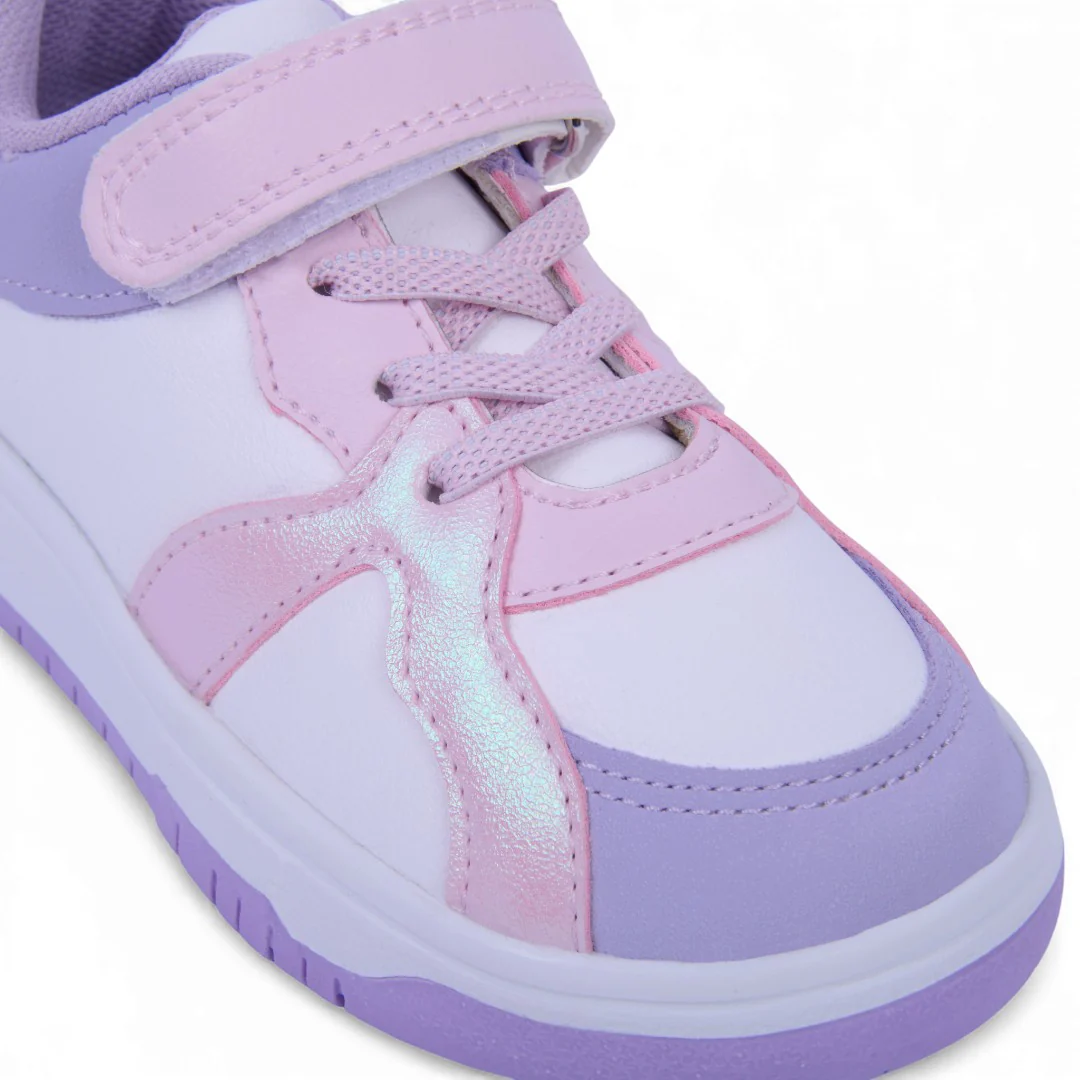DÚO 272 TENIS CASUAL ROSA Y LILA CON CINTAS 74235 - Image 7