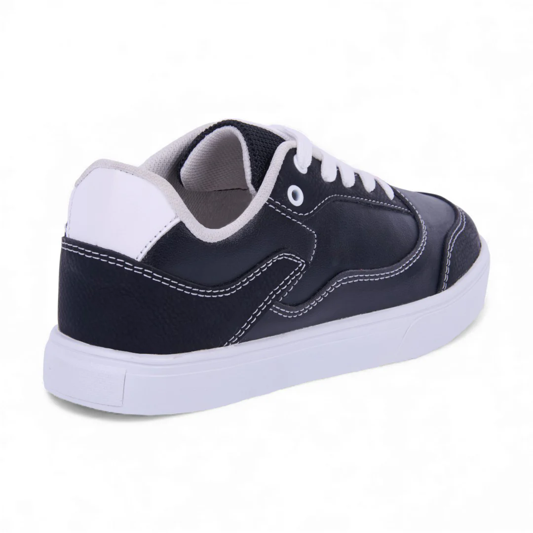 DÚO 285 TENIS CASUAL NEGRO Y MARINO AGUJETAS 35749 - Image 11
