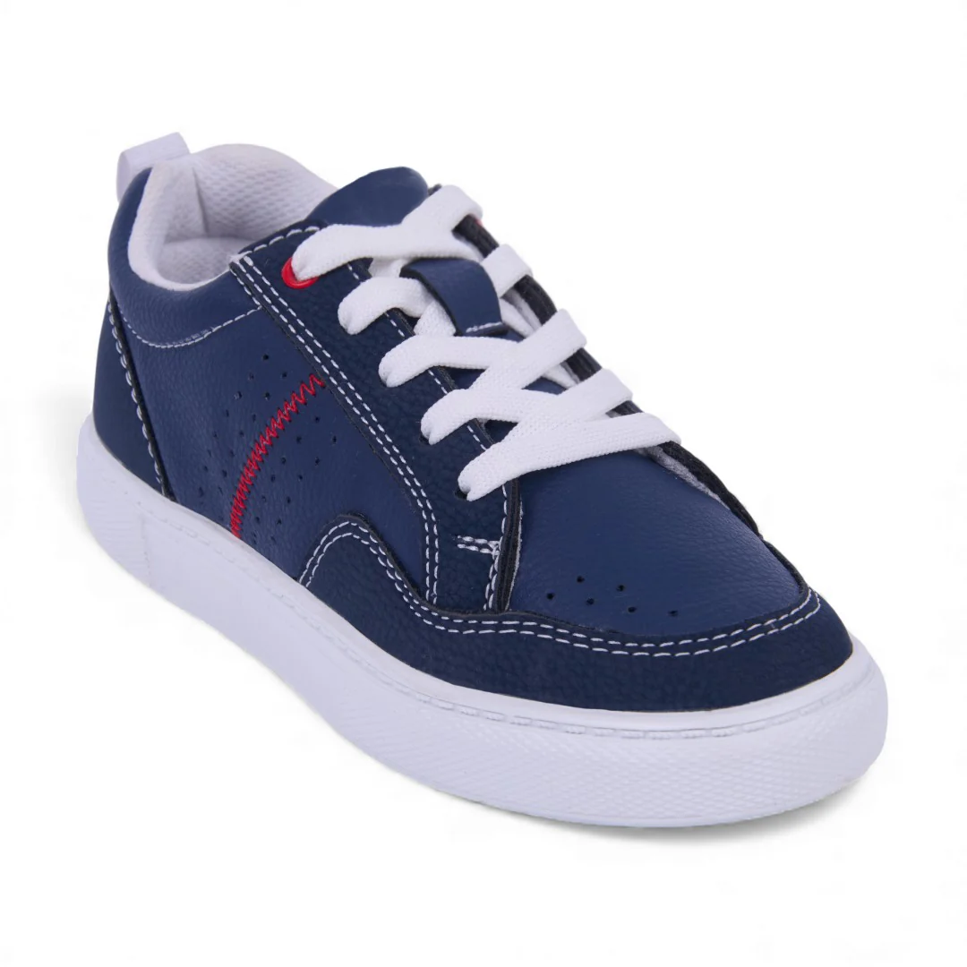 DÚO 285 TENIS CASUAL NEGRO Y MARINO AGUJETAS 35749 - Image 2