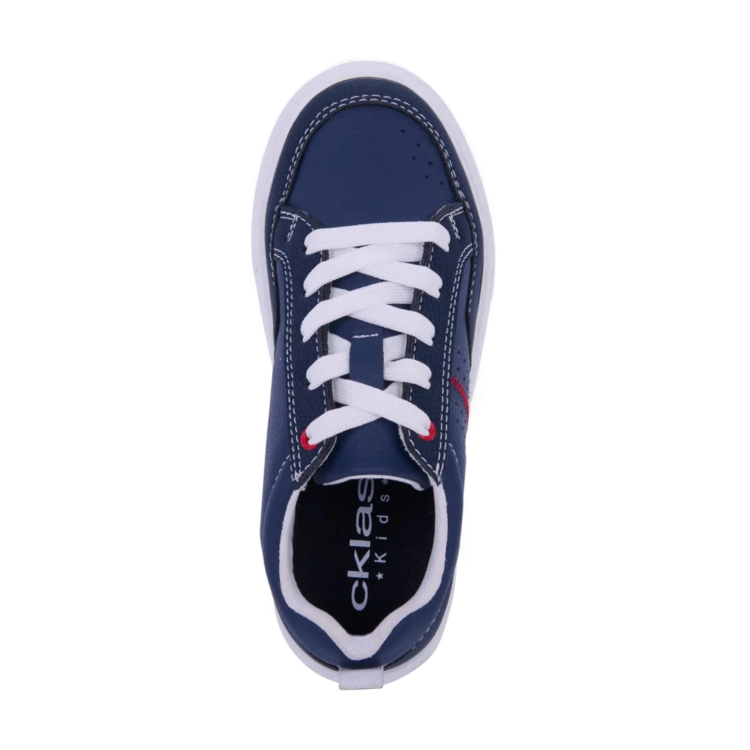 DÚO 285 TENIS CASUAL NEGRO Y MARINO AGUJETAS 35749 - Image 6