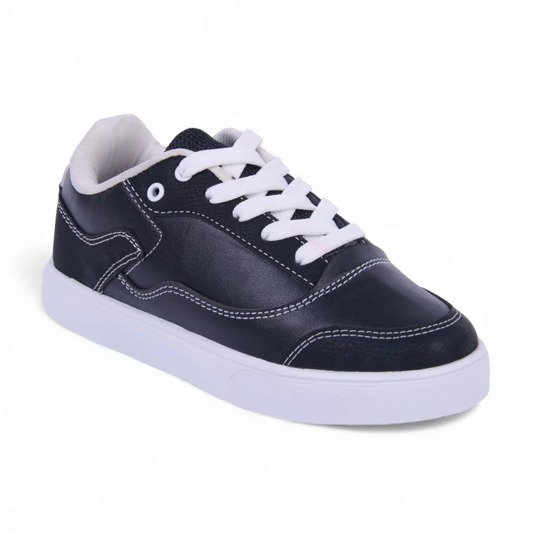 DÚO 285 TENIS CASUAL NEGRO Y MARINO AGUJETAS 35749 - Image 8