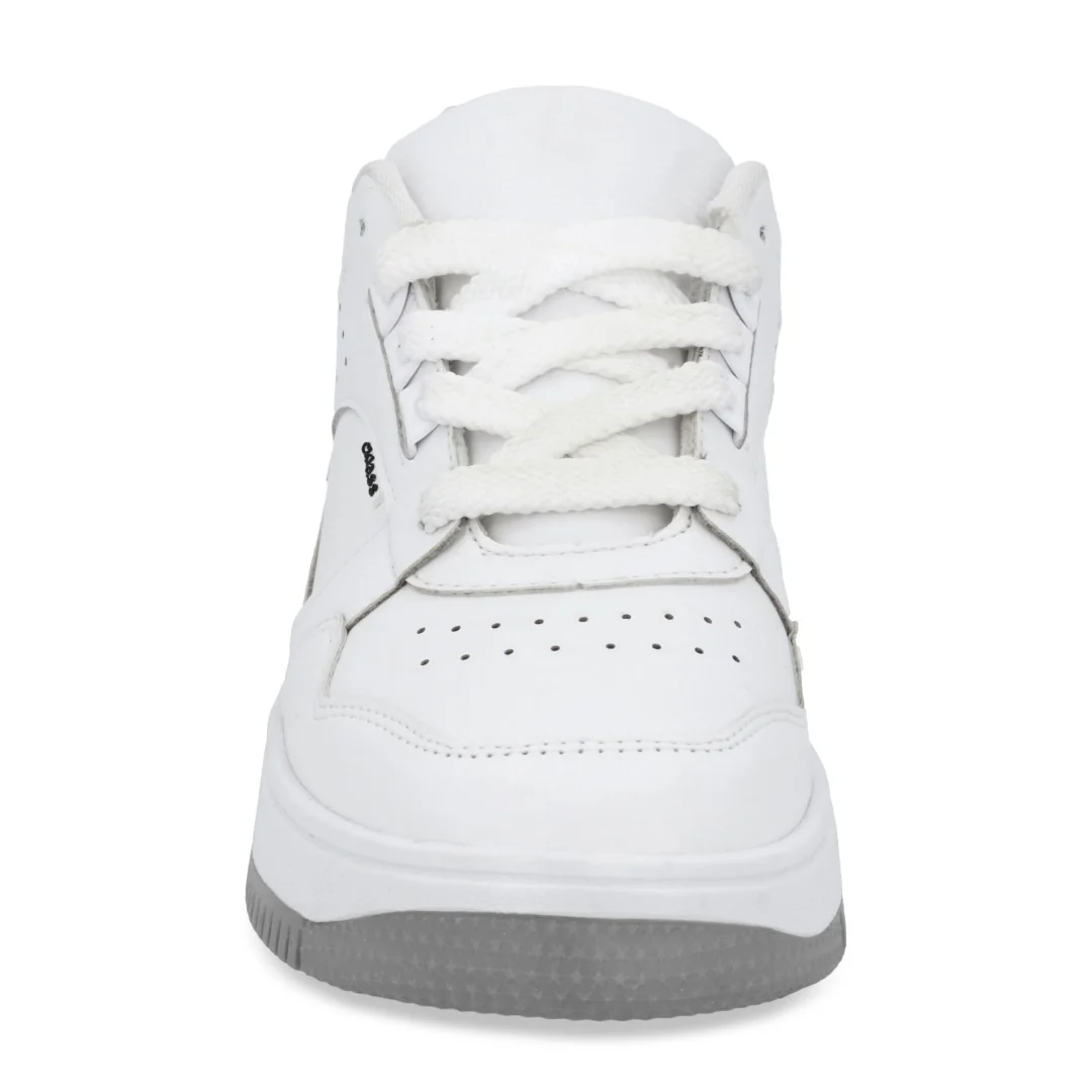DÚO 303 TENIS DE PISO NEGRO Y BLANCO SINTÉTICO - Image 3