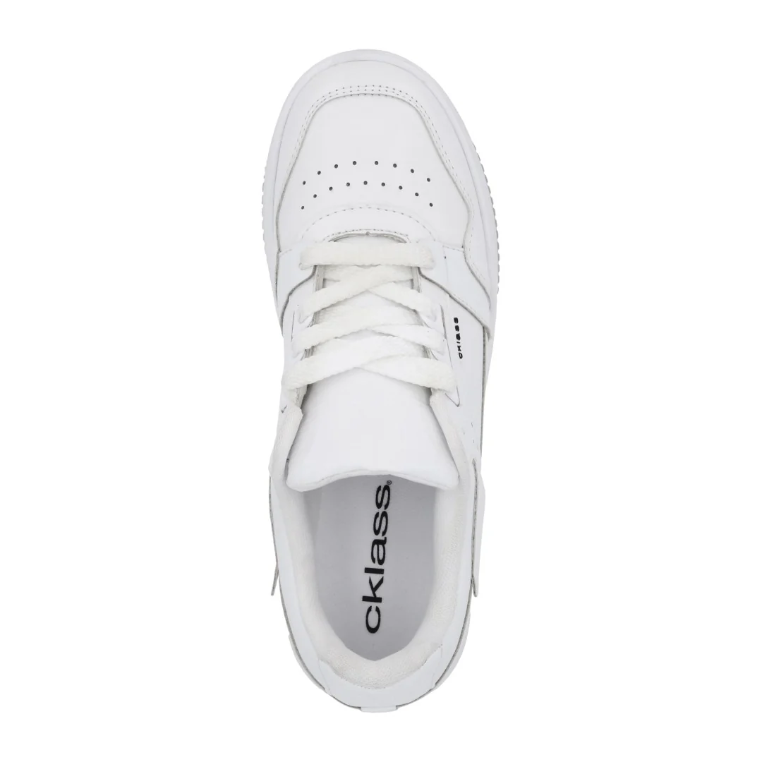 DÚO 303 TENIS DE PISO NEGRO Y BLANCO SINTÉTICO - Image 5