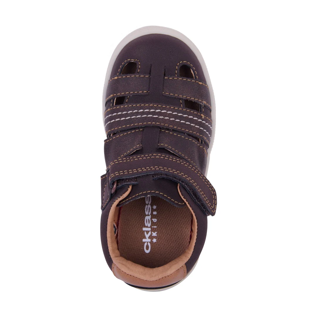 DÚO 326 TENIS Y SANDALIA CASUAL CAFÉ Y MULTICOLOR 07740 - Image 6