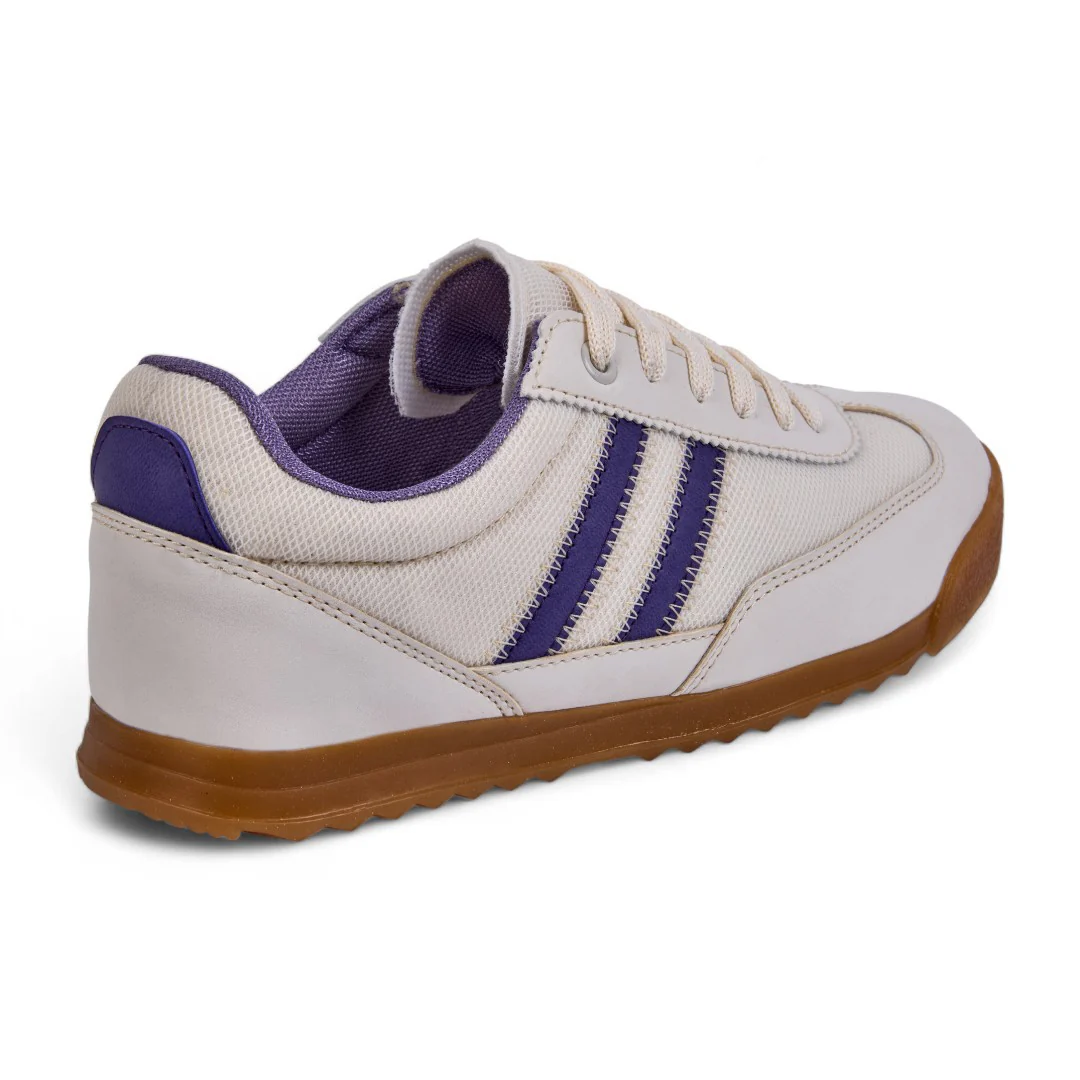DÚO 353 TENIS DE PISO HUESO Y GRIS CON CINTAS 20787 - Image 10
