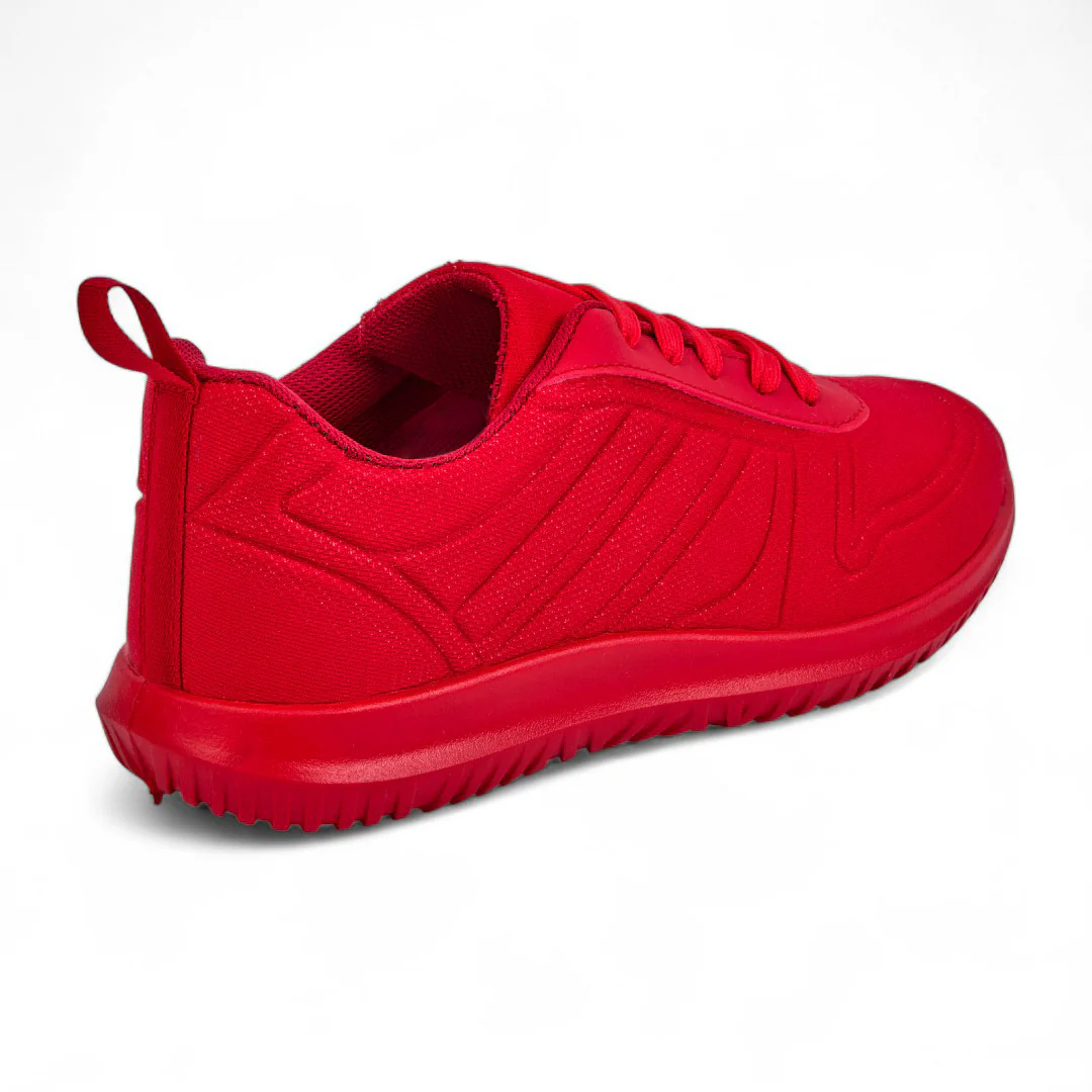 DÚO 360 TENIS DE PISO AZUL Y ROJO CON CINTAS 06024 - Image 4