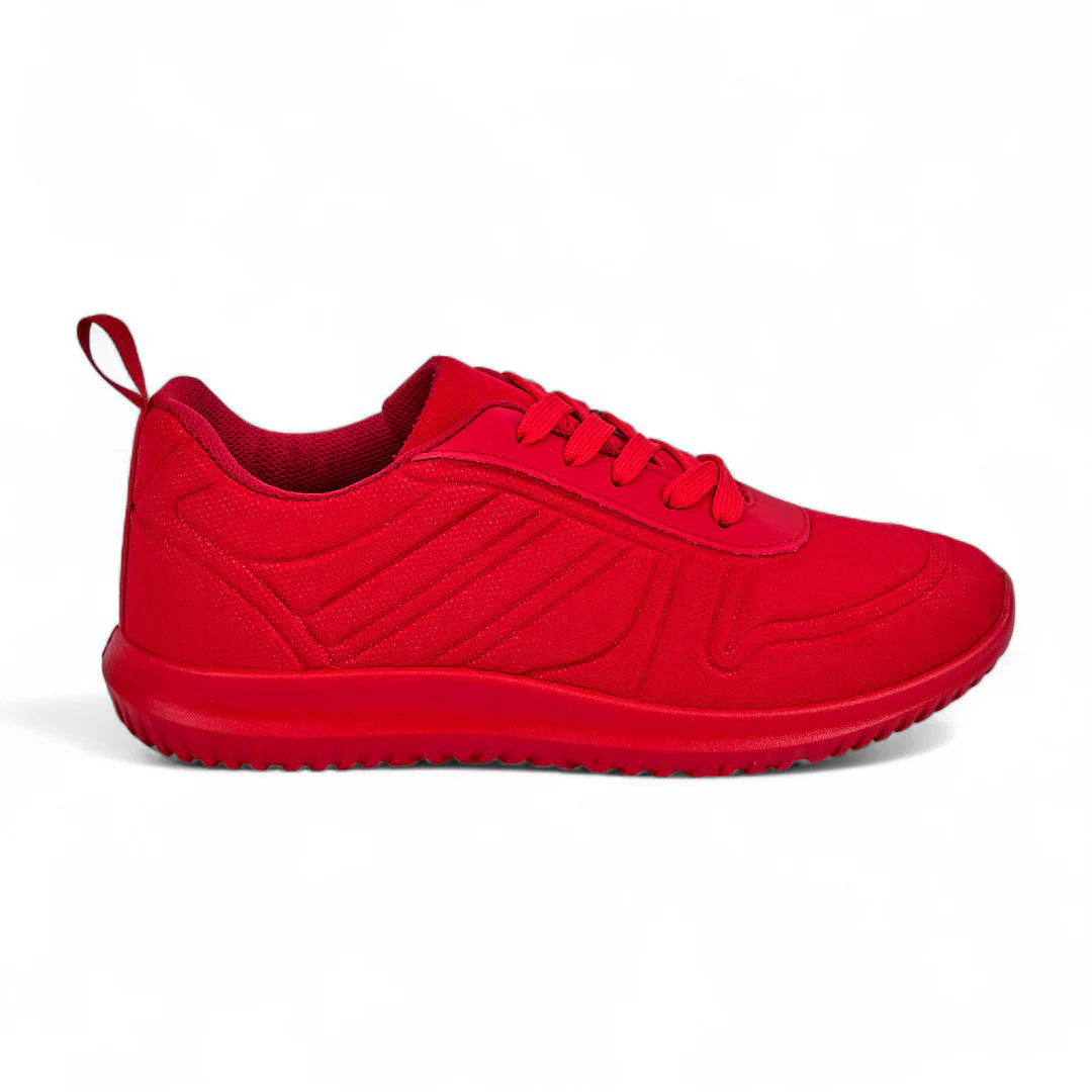DÚO 360 TENIS DE PISO AZUL Y ROJO CON CINTAS 06024 - Image 5