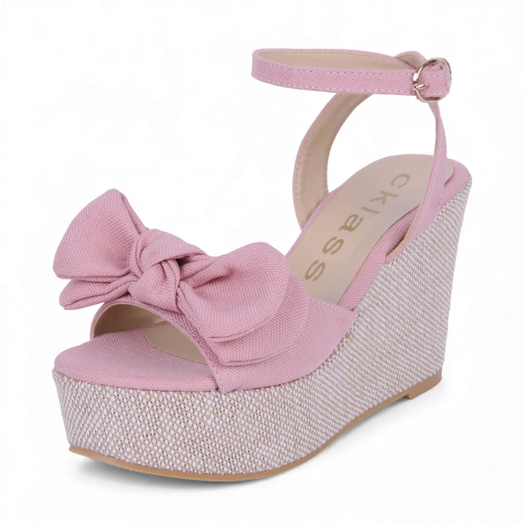 DÚO 406 SANDALIAS PLATAFORMAS VERDE Y ROSA 00236 - Image 10