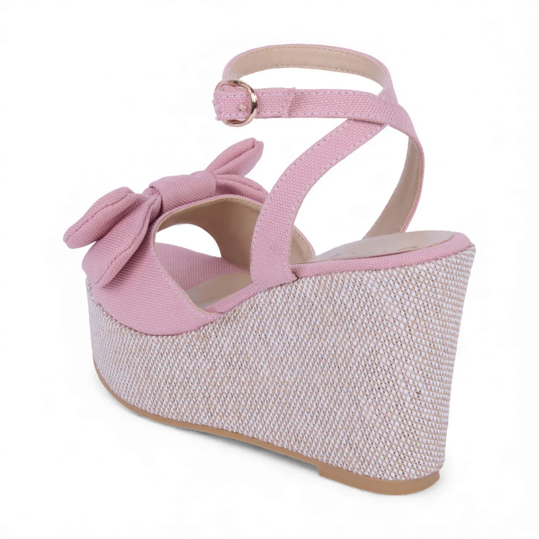 DÚO 406 SANDALIAS PLATAFORMAS VERDE Y ROSA 00236 - Image 11