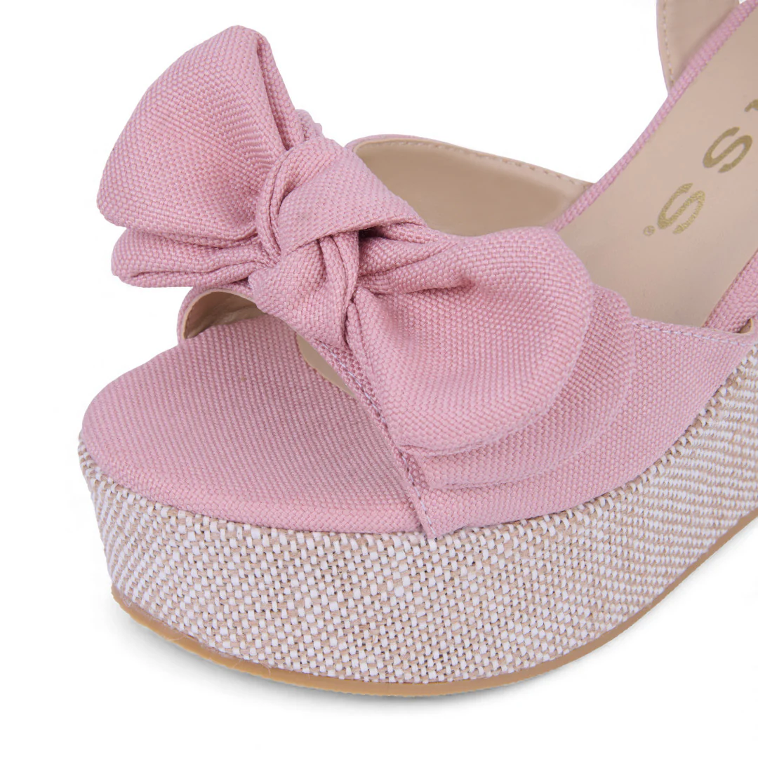 DÚO 406 SANDALIAS PLATAFORMAS VERDE Y ROSA 00236 - Image 12