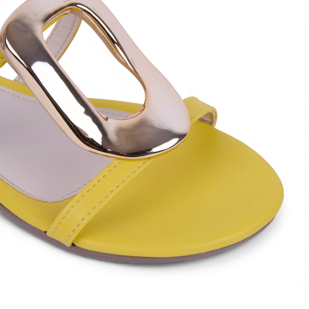 DÚO 429 SANDALIAS DE PISO BLANCO Y AMARILLO 05388 - Image 7